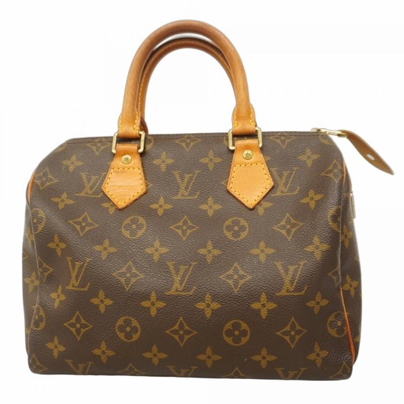 Louis Vuitton Monogram Speedy 25 Handbag M41109 Brown Women's - Picture 1 of 14